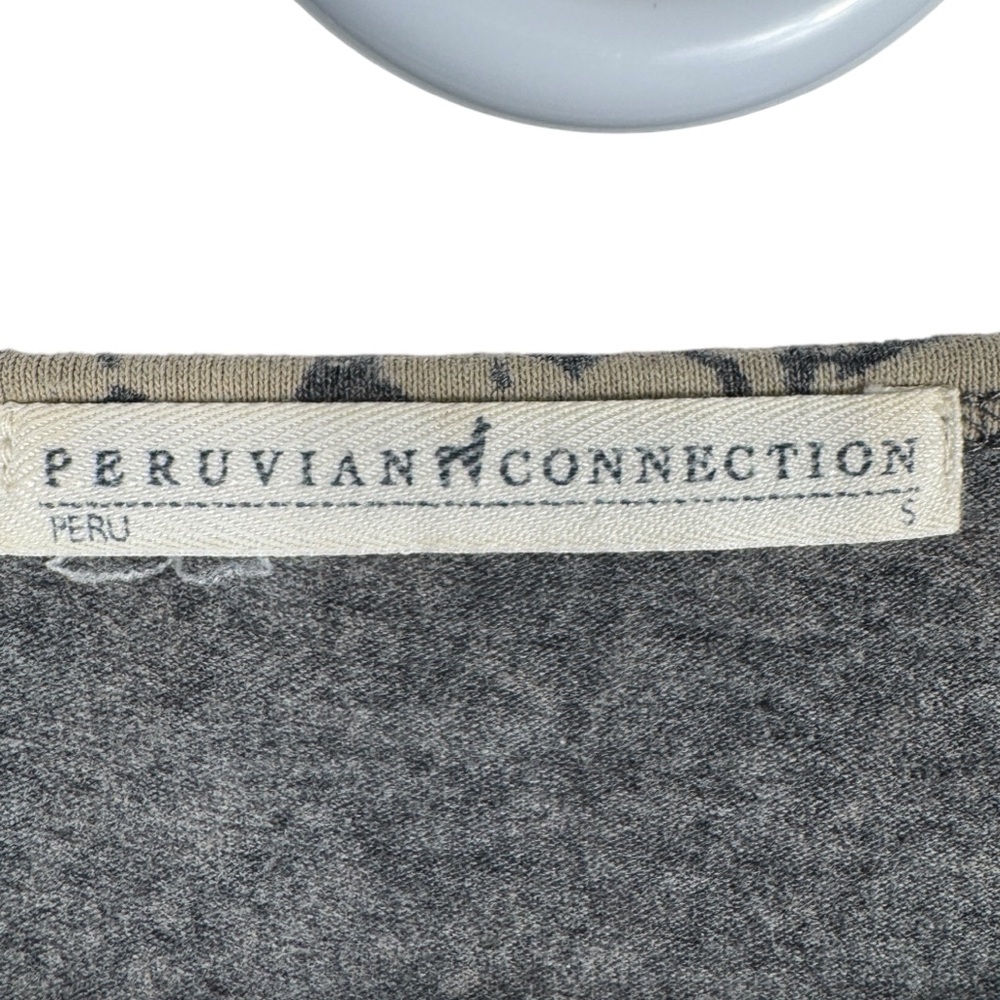 Peruvian Connection Cotton Patterned Long Sleeve … - image 4